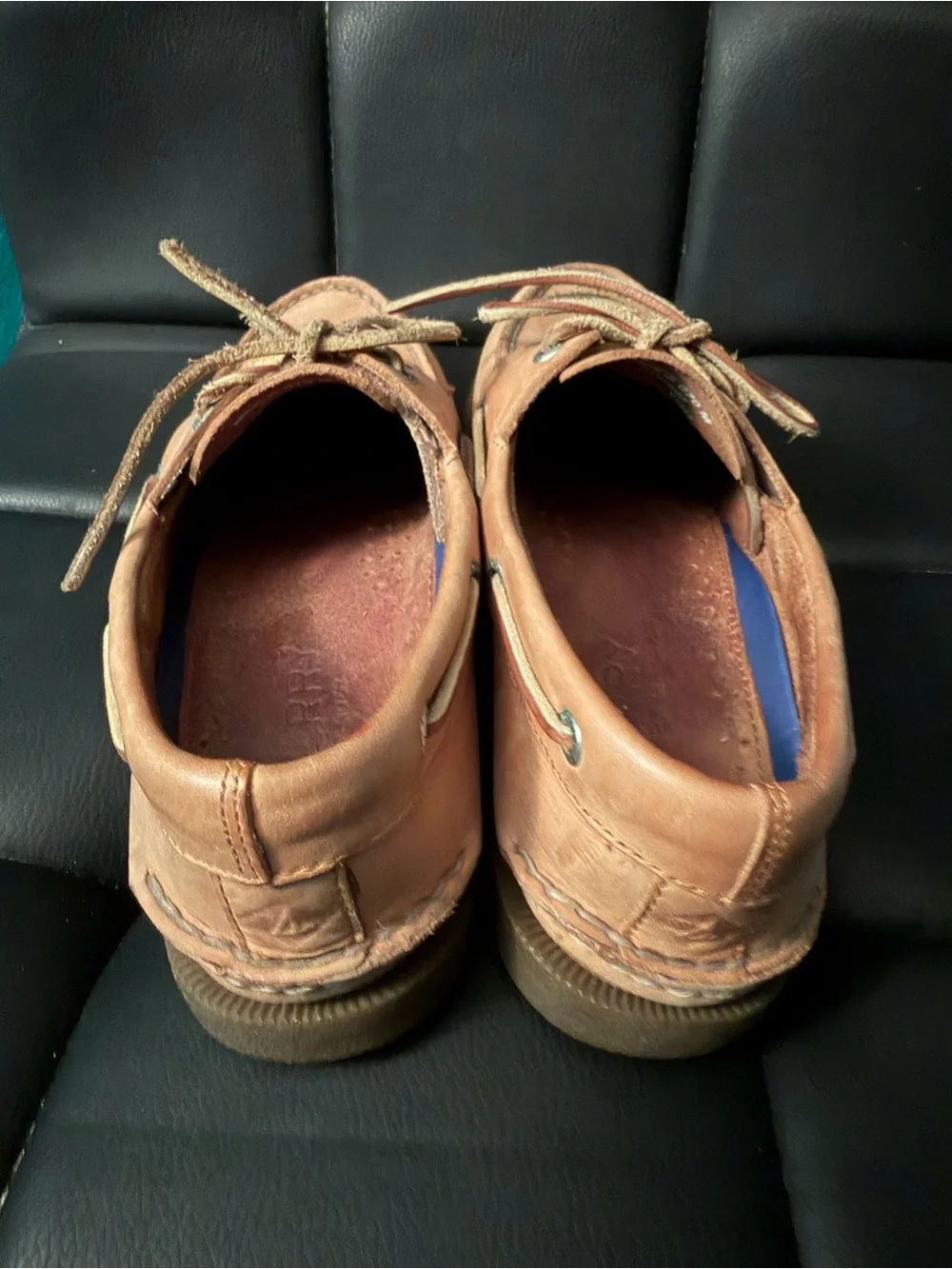 Sperry Men's Light Brown Leather Boat Shoes